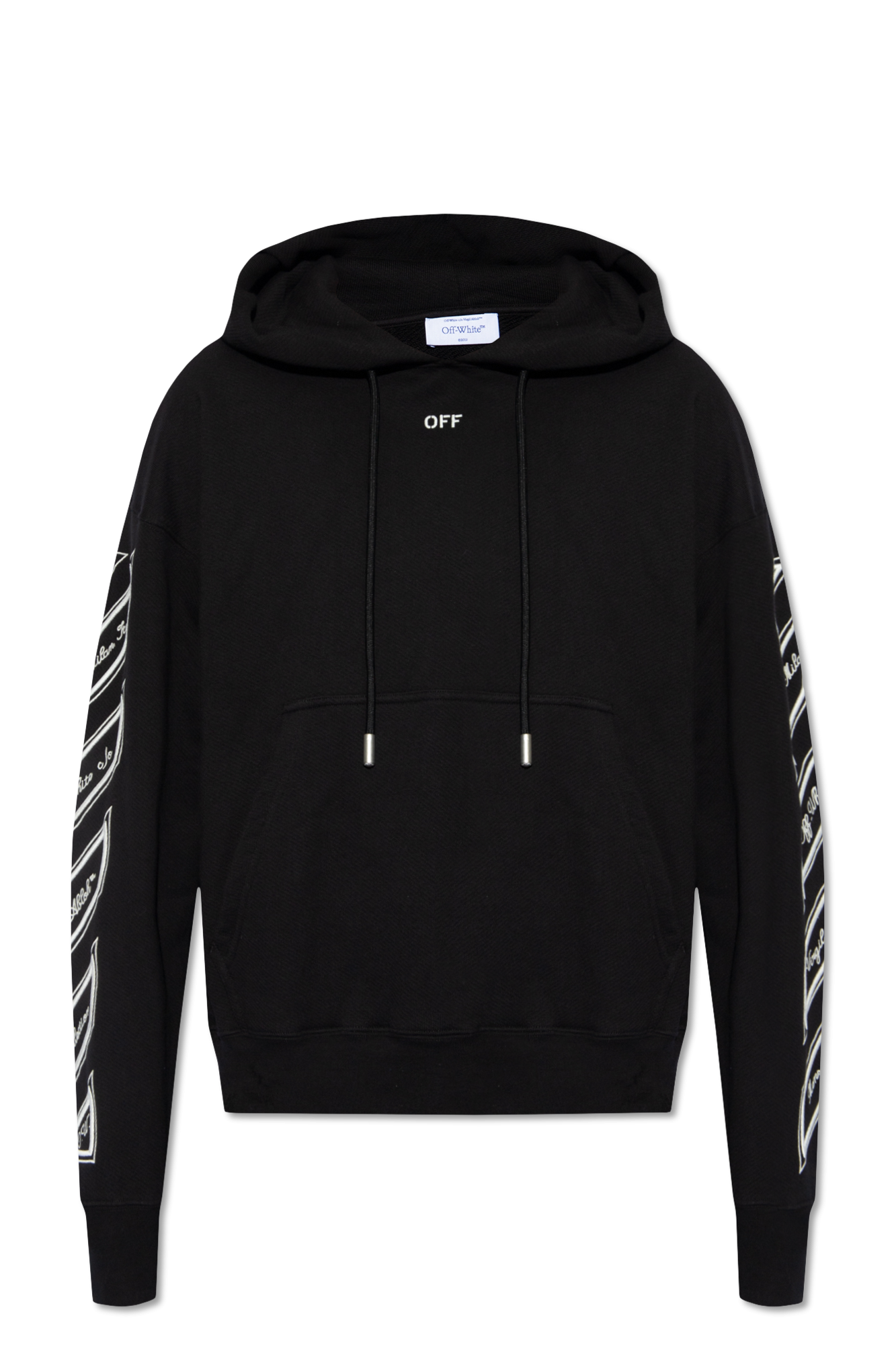 Off white striped outlet hoodie